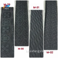 Cusrom Polyester Marvijet Jacquard Formal Black Fabrics